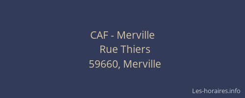 CAF - Merville