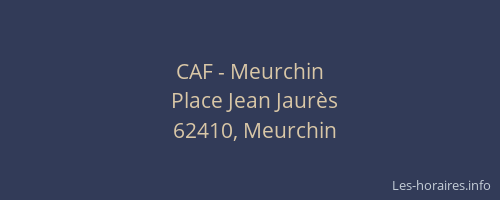 CAF - Meurchin