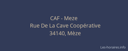 CAF - Meze
