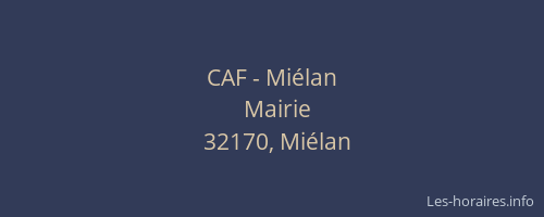CAF - Miélan