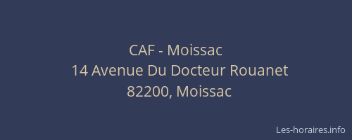 CAF - Moissac