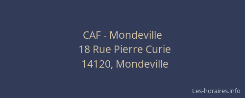 CAF - Mondeville