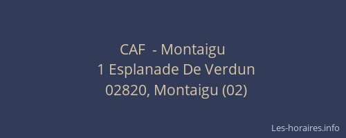 CAF  - Montaigu