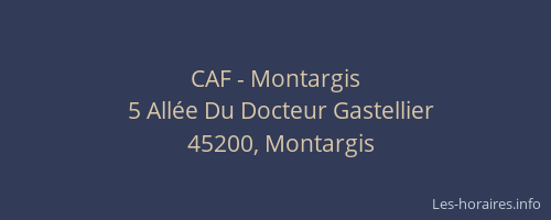 CAF - Montargis