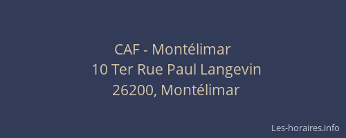 CAF - Montélimar
