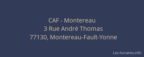 CAF - Montereau