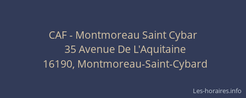 CAF - Montmoreau Saint Cybar