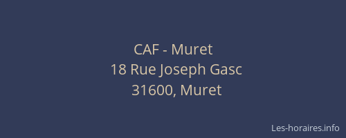 CAF - Muret