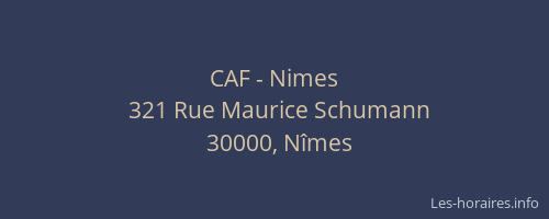 CAF - Nimes