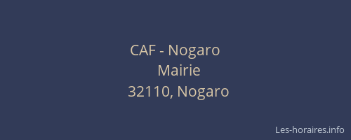 CAF - Nogaro