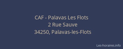 CAF - Palavas Les Flots