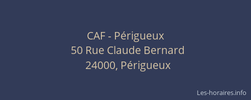 CAF - Périgueux