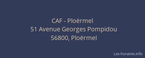CAF - Plo&euml;rmel