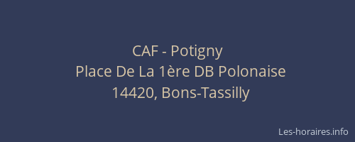 CAF - Potigny