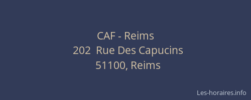 CAF - Reims