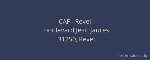 CAF - Revel