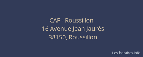 CAF - Roussillon