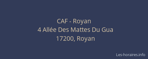 CAF - Royan