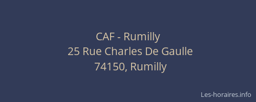CAF - Rumilly