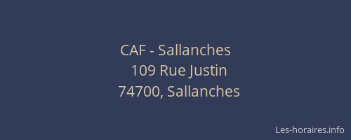 CAF - Sallanches