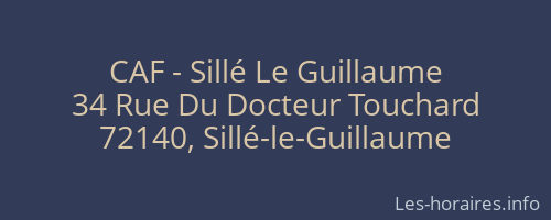 CAF - Sillé Le Guillaume