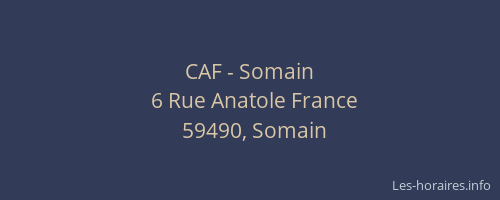 CAF - Somain