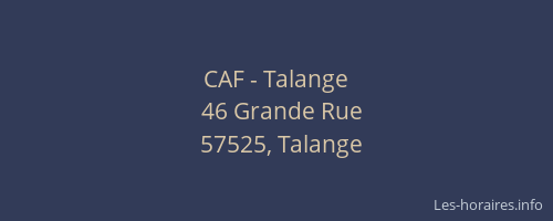 CAF - Talange