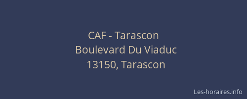 CAF - Tarascon
