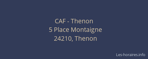 CAF - Thenon