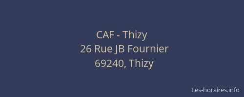 CAF - Thizy