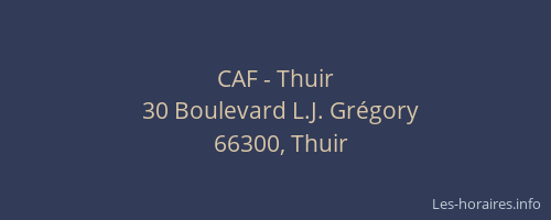 CAF - Thuir