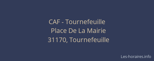 CAF - Tournefeuille