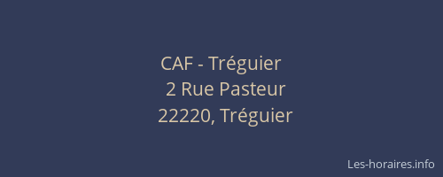 CAF - Tr&eacute;guier