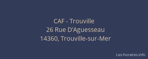 CAF - Trouville