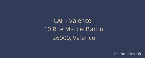 CAF - Valence