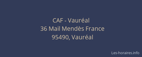 CAF - Vauréal