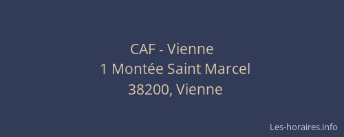 CAF - Vienne