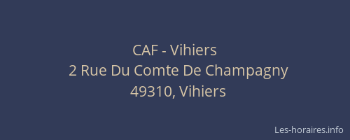 CAF - Vihiers