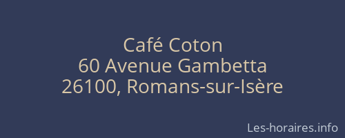 Café Coton