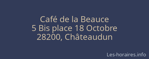 Café de la Beauce