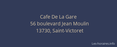 Cafe De La Gare
