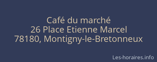 Café du marché
