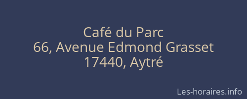 Café du Parc