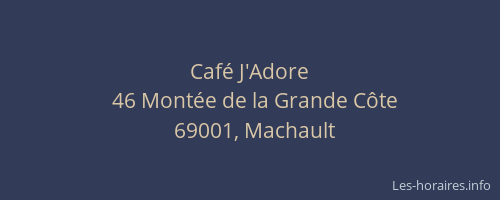 Café J'Adore