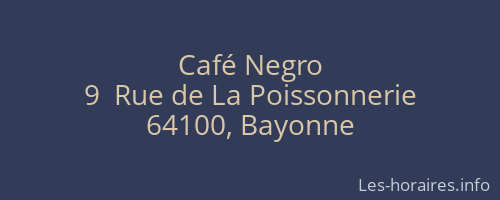 Café Negro