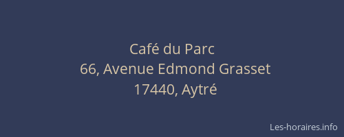 Café du Parc