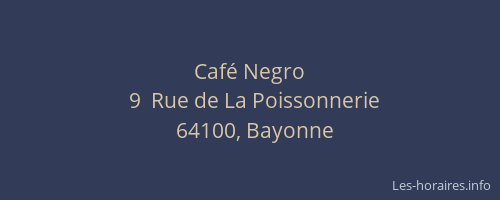 Caf&eacute; Negro