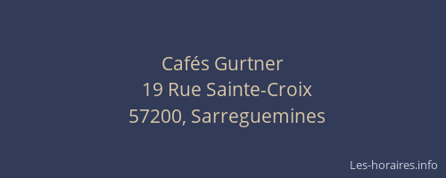 Cafés Gurtner