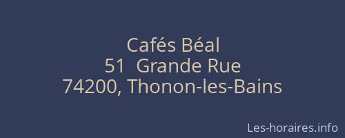 Cafés Béal