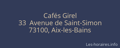 Cafés Girel